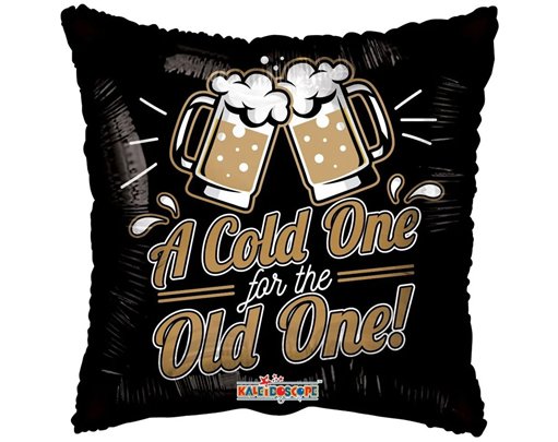 18IN COLD ONE FOR THE OLD ONE ECO FOIL BALLOON]