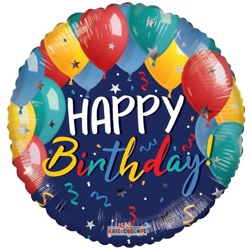 18in BIRTHDAY FESTIVE BALLOONS ECO FOIL BALLOON