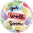 18in CHEERFUL GET WELL BANDAID FOIL BALLOON
