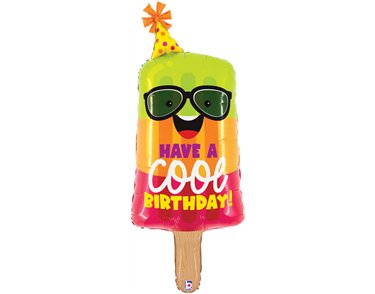45in COOL BIRTHDAY POPSICLE FOIL BALLOON