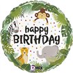18in JUNGLE BIRTHDAY FOIL BALLOON