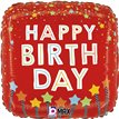 18in BIRTHDAY CANDLES CONFETTI FOIL BALLOON