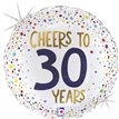 18in CHEERS TO 30 YEARS FOIL BALLOON