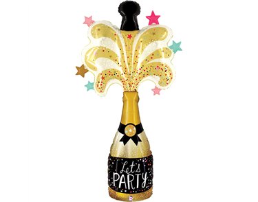 60in SPECIAL DELIVERY PARTY CHAMPAGNE FOIL BALLOON