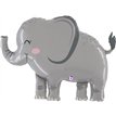 44in JUNGLE ELEPHANT FOIL BALLOON