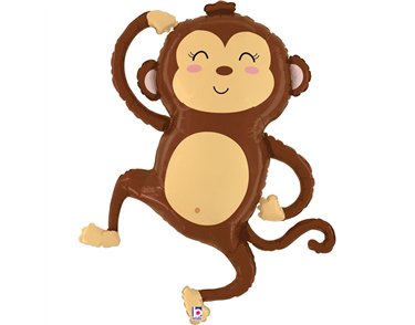 41in JUNGLE MONKEY FOIL BALLOON