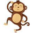 41in JUNGLE MONKEY FOIL BALLOON