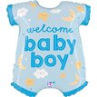 31in BABY BOY ONESIE FOIL BALLOON