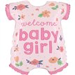 31in BABY GIRL ONESIE FOIL BALLOON