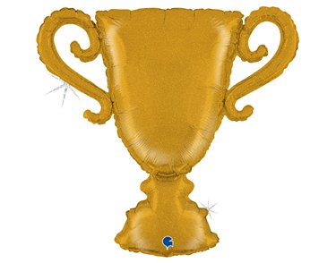 33in GOLDEN CUP FOIL BALLOON