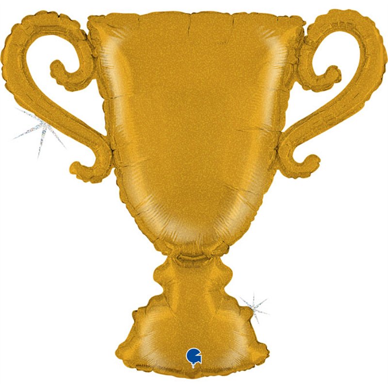 33in GOLDEN CUP FOIL BALLOON