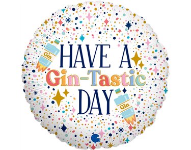 18in A GIN-TASTIC DAY FOIL BALLOON