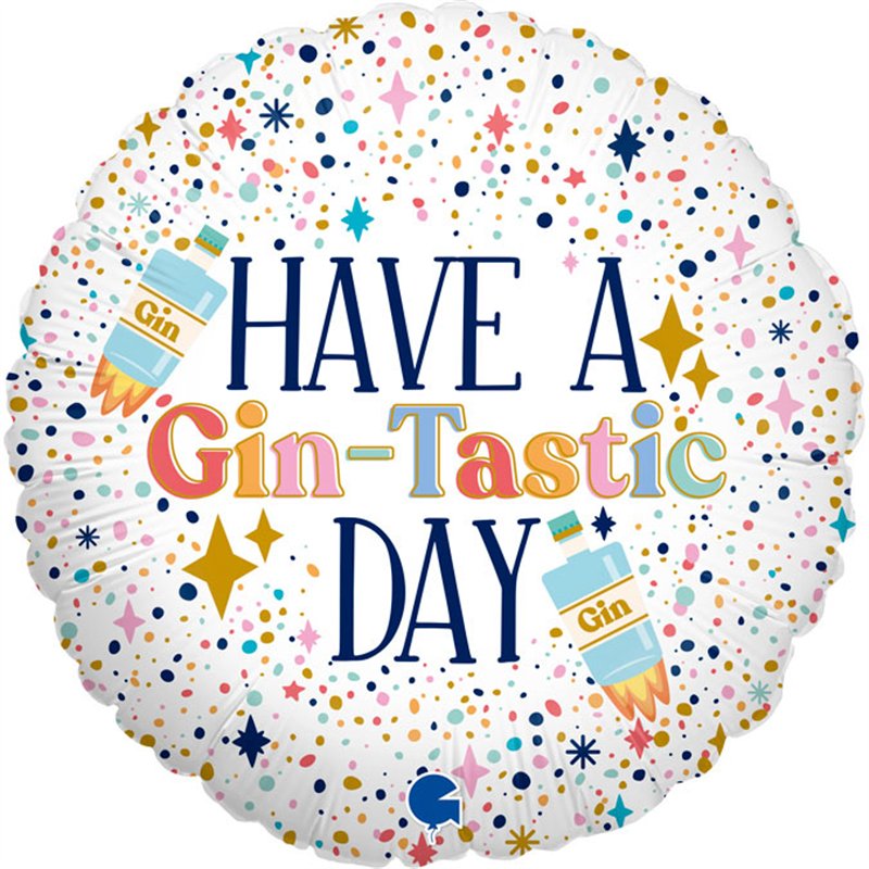 18in A GIN-TASTIC DAY FOIL BALLOON