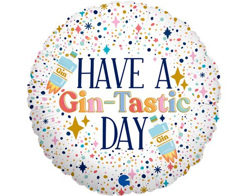 18in A GIN-TASTIC DAY FOIL BALLOON