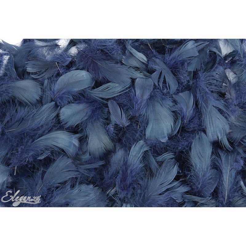 50g ASST NAVY BLUE FEATHERS