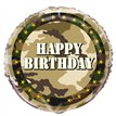 18Iin MILITARY CAMO FOIL BALLOON