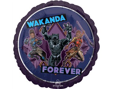 18in BLACK PANTHER FOIL BALLOON