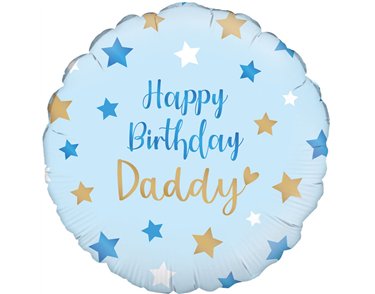 18in HAPPY BIRTHDAY DADDY FOIL BALLOON