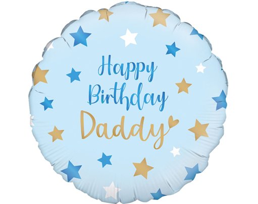 18in HAPPY BIRTHDAY DADDY FOIL BALLOON