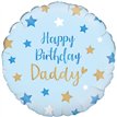18in HAPPY BIRTHDAY DADDY FOIL BALLOON