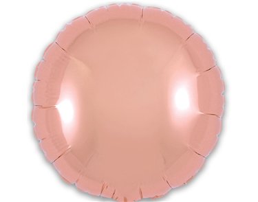9in ROSE GOLD ROUND FOIL BALLOON 5S