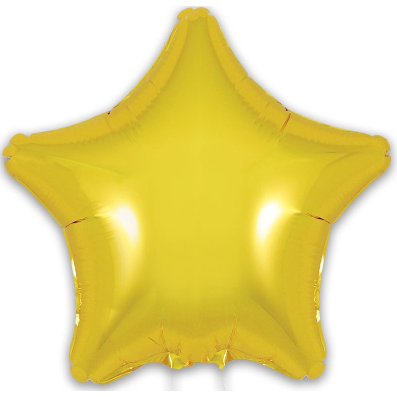 9in GOLD STAR FOIL BALLOON 5S