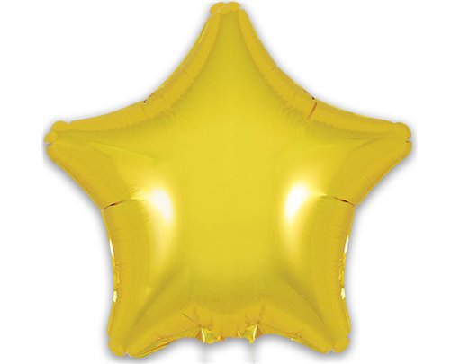 9in GOLD STAR FOIL BALLOON 5S