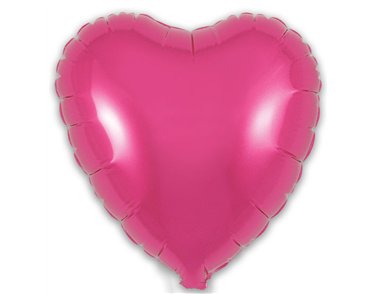 9in PINK HEART FOIL BALLOON 5S