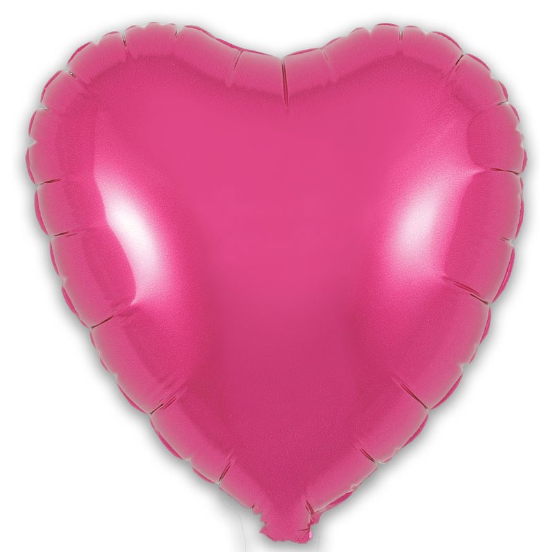 9in PINK HEART FOIL BALLOON 5S