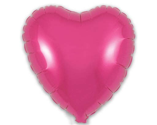 9in PINK HEART FOIL BALLOON 5S