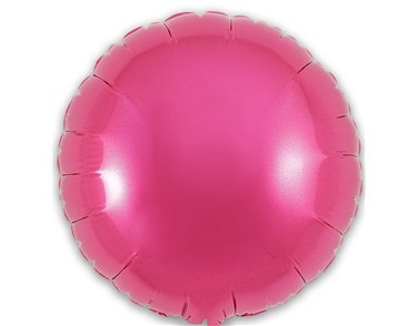 9in PINK ROUND FOIL BALLOON 5S