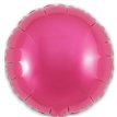 9in PINK ROUND FOIL BALLOON 5S
