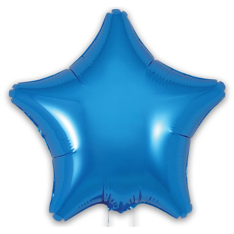 9in BLUE STAR FOIL BALLOON 5S