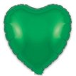 9in GREEN HEART FOIL BALLOON 5S