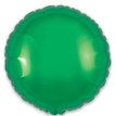 9in GREEN ROUND FOIL BALLOON 5S