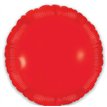 9in RED ROUND FOIL BALLOON 5S