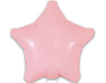 9in MATTE PINK STAR FOIL BALLOON 5S