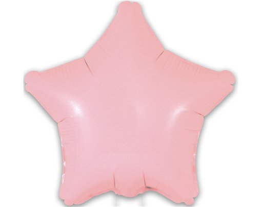 9in MATTE PINK STAR FOIL BALLOON 5S