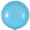9in MATTE BLUE ROUND FOIL BALLOON 5S