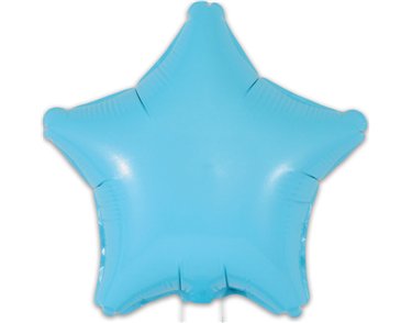 9in MATTE BLUE STAR FOIL BALLOON 5S