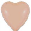 9in MATTE NUDE HEART FOIL BALLOON 5S