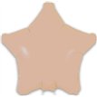 9in MATTE NUDE STAR FOIL BALLOON 5S
