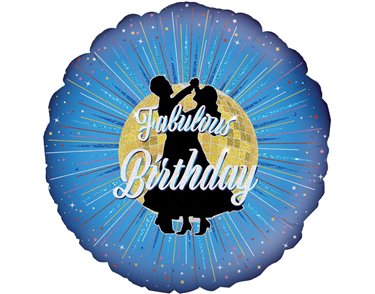 18in FABULOUS BIRTHDAY FOIL BALLOON