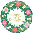18in HAWAIIAN HAPPY BIRTHDAY FOIL BALLOON