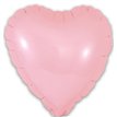 9in MATTE PINK HEART FOIL BALLOON 5S