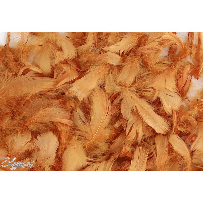 ELEGANZA FEATHERS MIXED SIZES 3"-5" 50G BAG COPPER NO.23