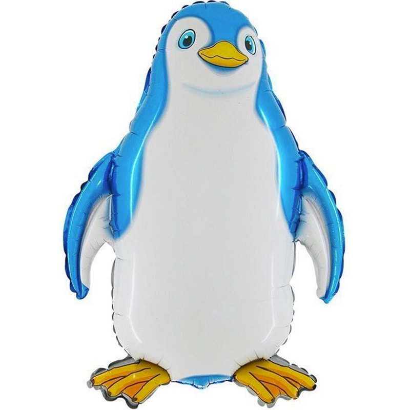 29in BLUE PENGUIN SHAPED FOIL BALLOON