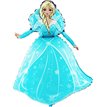 ICE BLUE PRINCESS SHAPED FOIL BALLOON