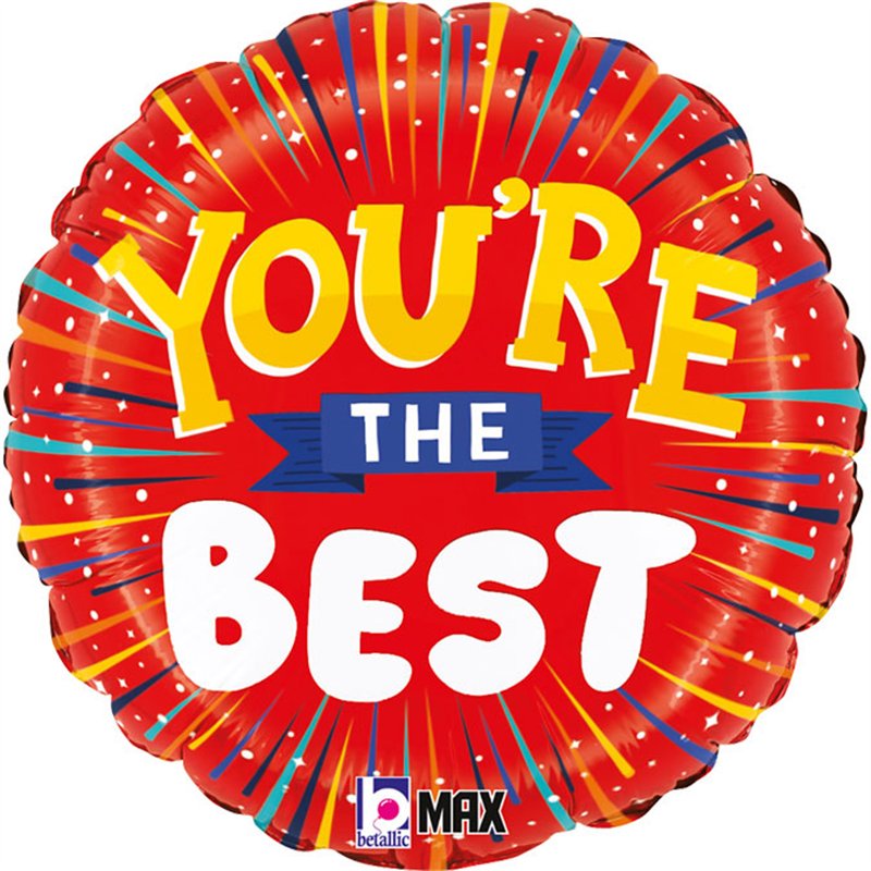 18in YOU'RE THE BEST FOIL BALLOON
