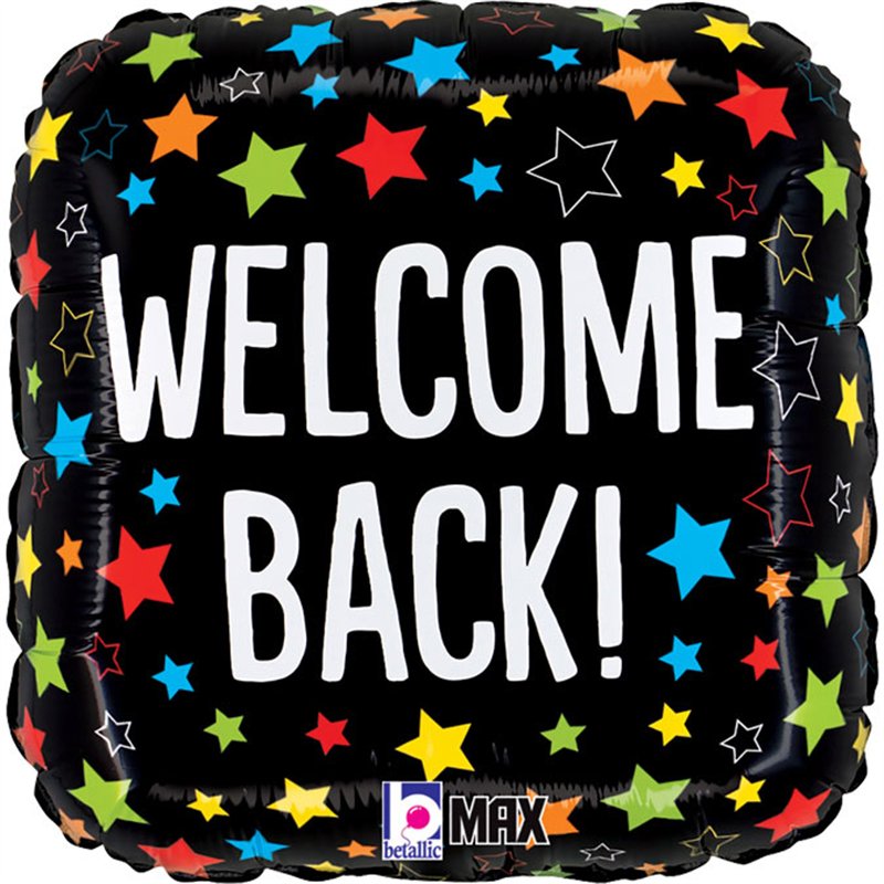 18in WELCOME BACK FOIL BALLOON